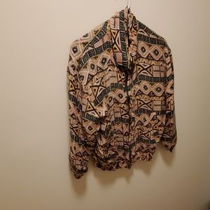 Women's aztec print jacket